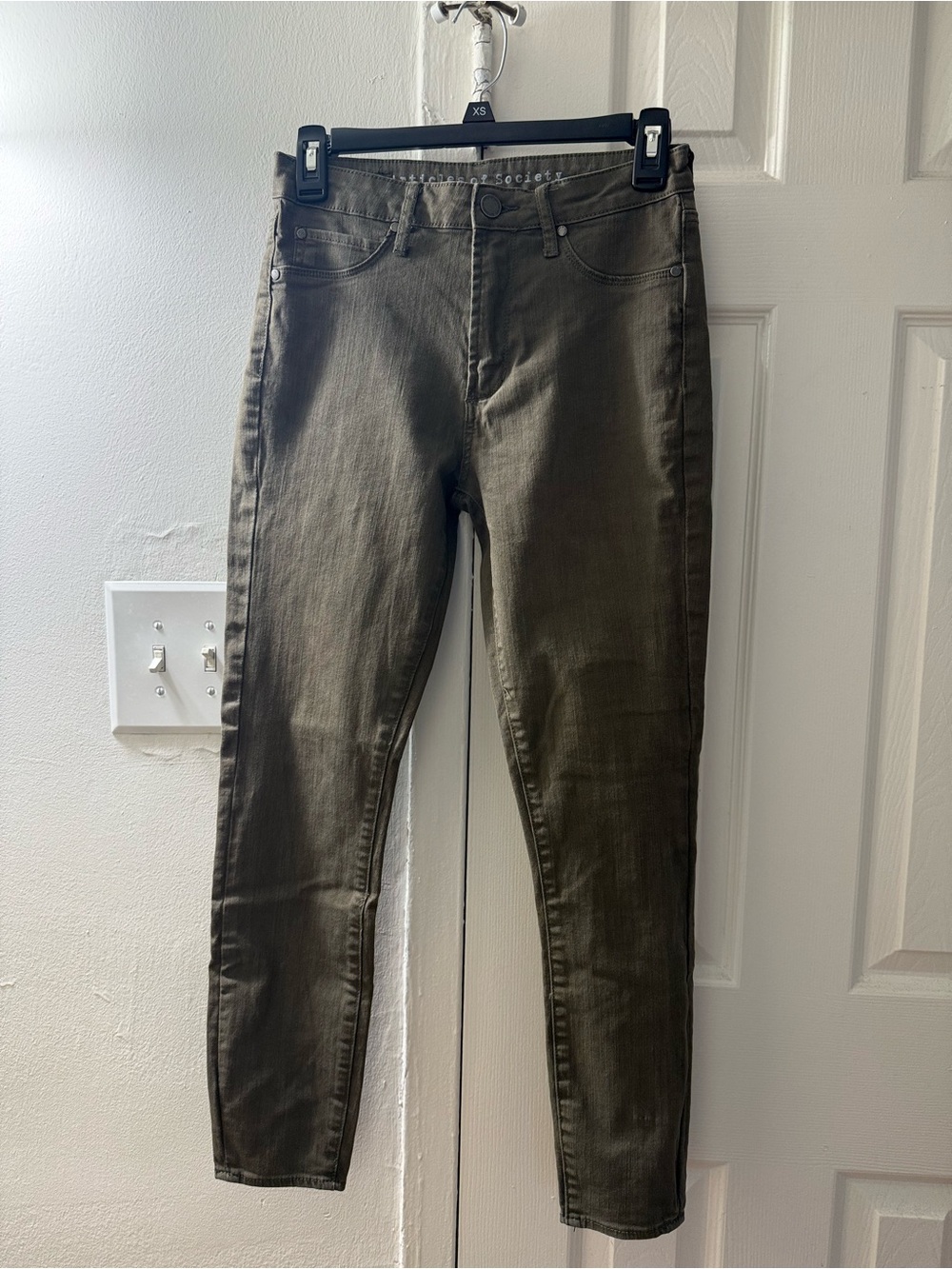 Articles Of Society Olive Skinny Jeans